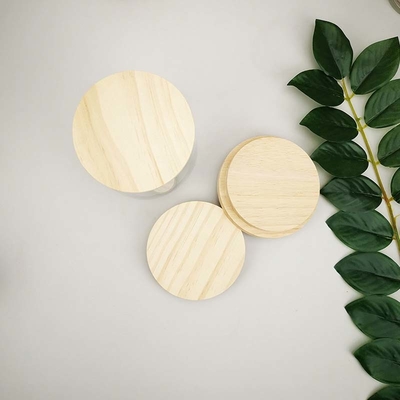 Couvercle en bambou Leafproof de pot de cercle de silicium pour les couvercles en verre de cuisine de pot de nourriture de pot de stockage
