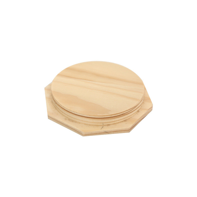 Le stockage de cuisine cogne le couvercle en bambou de pot de place ronde avec du silicium Ring Airtight