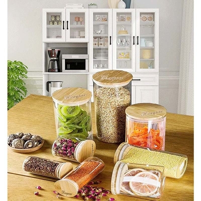 Couvercles en bambou réguliers de pot de Mason Jar 70mm de bouche avec Straw Hole Reusable Jar Lids
