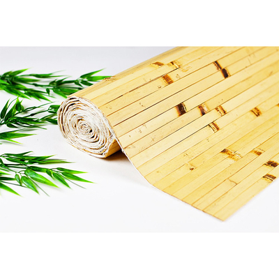 Bambou en bambou adapté aux besoins du client de papier peint lambrissant le dos tissé par largeur de 17mm