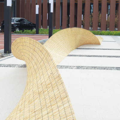 Poids en osier naturel Willow Fence For Yards Privacy de Panels Roller Light de barrière