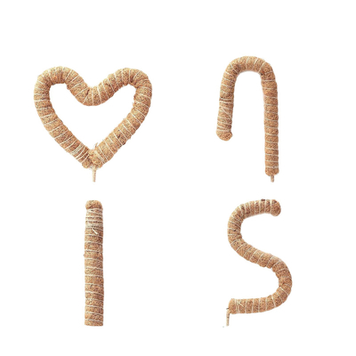 usines de Moss Totem Pole Kit For de fibre de coco de 44cm montant et soutenant la noix de coco Polonais d'usines