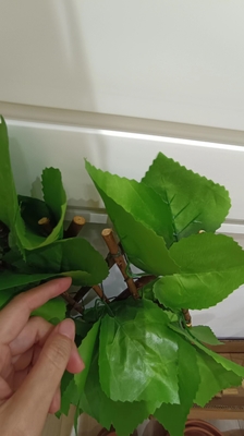 Plante verte en plastique décorative Mat Panel Artificial Leaves Fence pour extérieur