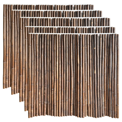 Clôture en bambou 1.5x1.5m décorative faite main naturelle de roulement d'arrière-cour de barrière
