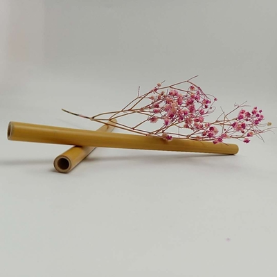 Les pailles en bambou organiques compostables ont adapté Logo Travel Juice Cocktail Use aux besoins du client