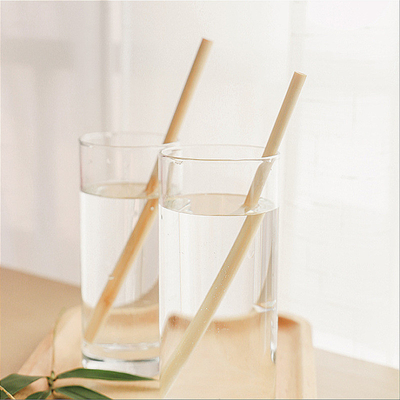 Pailles à boire réutilisables Juice Usage de pailles en bambou jetables écologiques