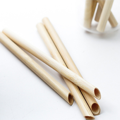 Pailles à boire réutilisables Juice Usage de pailles en bambou jetables écologiques