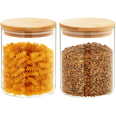 Couvercles en bambou de pot de couverture étanche de Canninng avec le trou Straw Bottle Caps Kitchen Lids