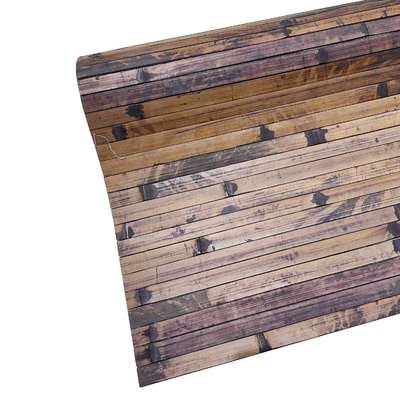 Bambou en bambou adapté aux besoins du client de papier peint lambrissant le dos tissé par largeur de 17mm