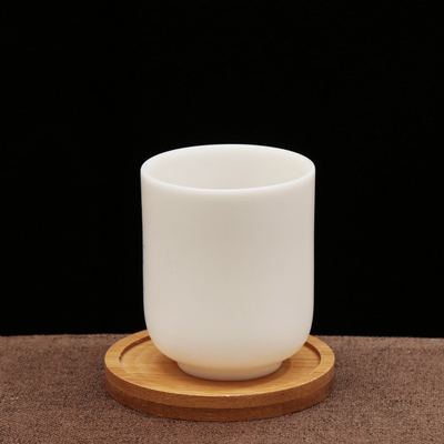 Les caboteurs en bambou de 6 paquets 9cm forment en rond le laser Logo Bar Home Cup Coasters