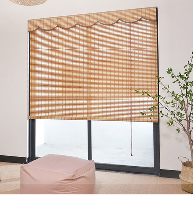 Ombres de bambou pour fenêtres intérieures Filtrage de la lumière UV Protection des ombres naturelles de bambou