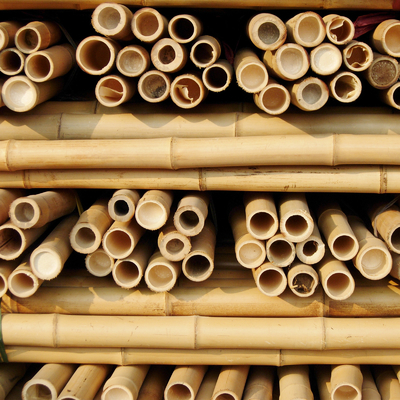 Forte Poteau en Bambou – Parfait pour les projets de bricolage, les supports et la décoration