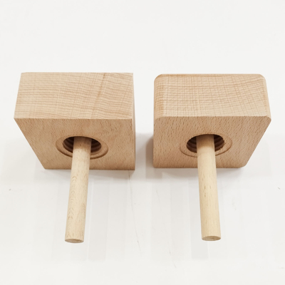 Bouteille de diffuseur d'huile essentielle de roseau vide cylindrique/carré avec bâton de bille en bois